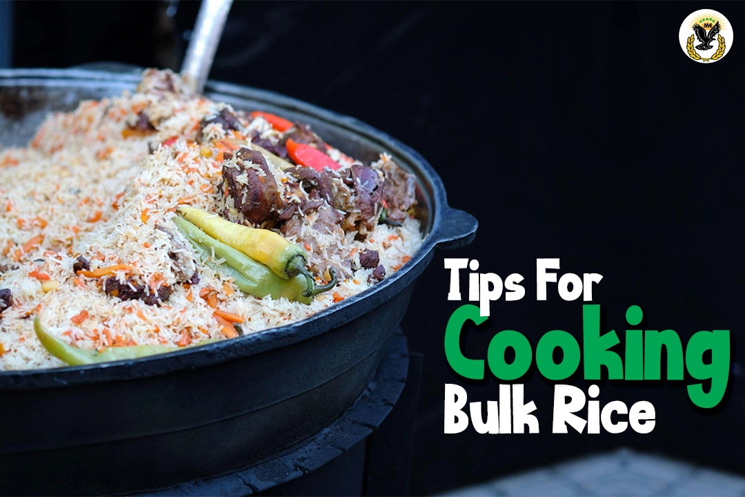 Tips for cooking bulk rice