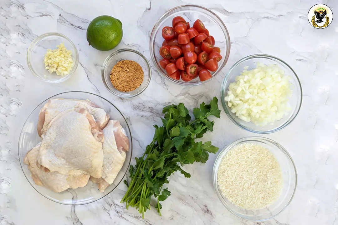 Peri peri rice Ingredients