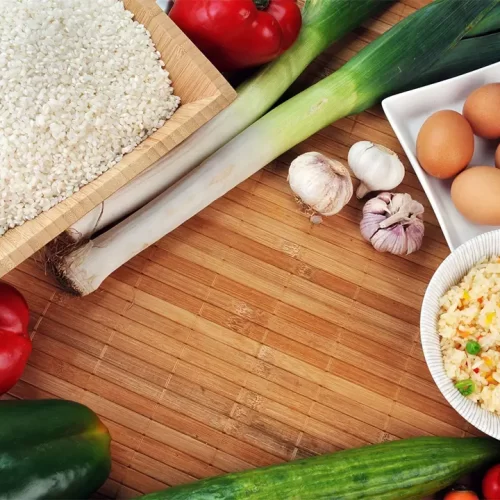 Ingredients for fried rice