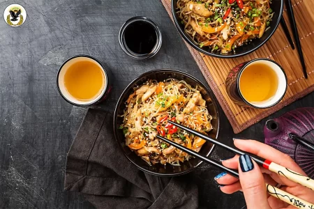 Stir-Frying Rice Noodles